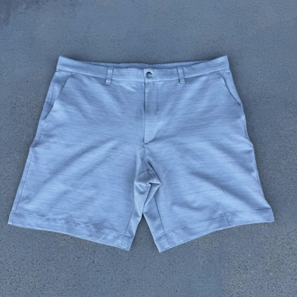 Callaway Men Flex 10" Performance Golf Shorts Light Grey‎ Textured Size 38